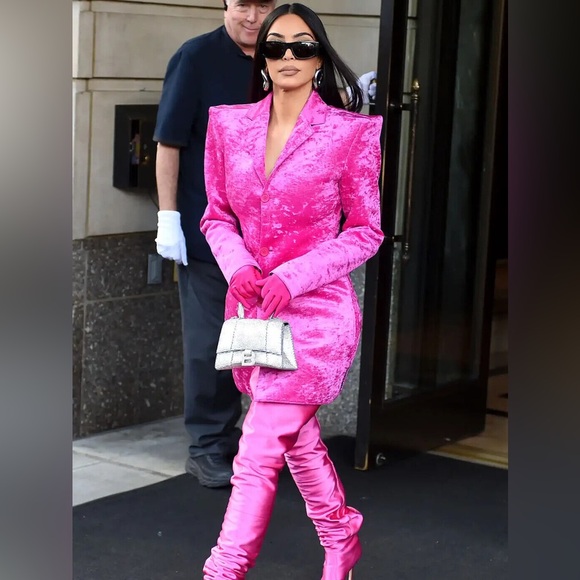 Balenciaga HOURGLASS XS HANDBAG WITH RHINESTONES - Picture 6 of 7